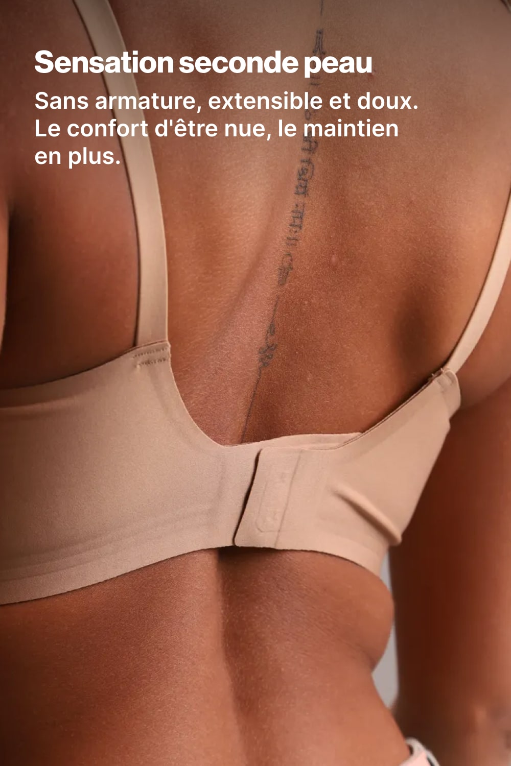Soutien-gorge push-up invisible effet no bra